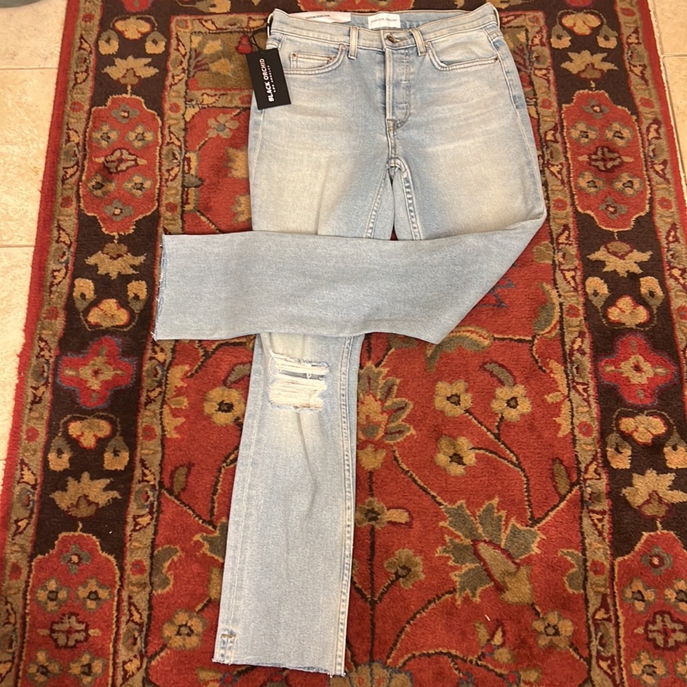 Cotton Citizen high-rise, button fly jeans. Size 26. NWT.